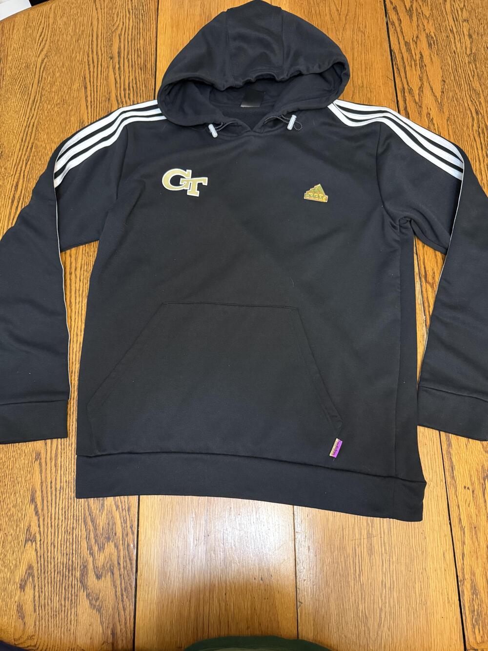 Georgia Tech Yellow Jackets Hoodie Mens 2XL NCAA Football Adidas Sweatshirt